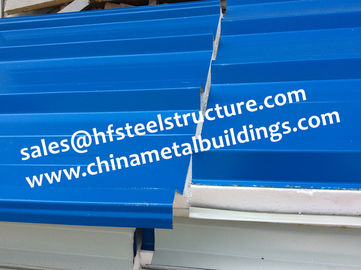 Chinese Design EPS Sandwich Panels For Walk In Cold Room 1150 Width