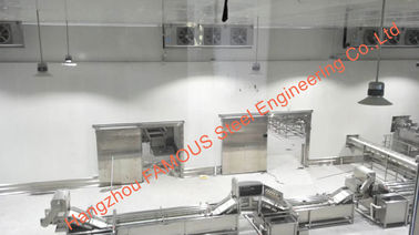 Steel building walk in cooler & freezer cold room fishing equipment chiller for restaurant using