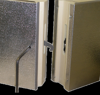 75mm Thick Cam Lock PU Panel for Cold Room Food Storage