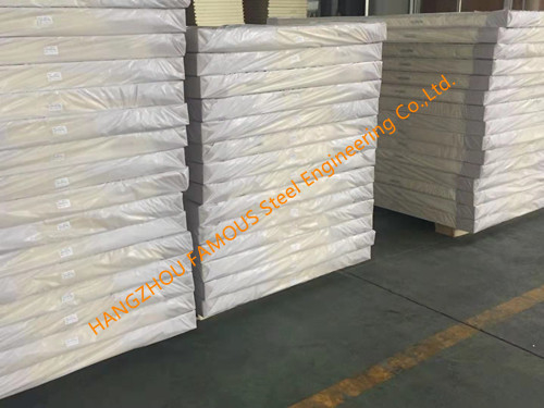 Tongue and groove PU sandwich panels for cold room, camlock included polyurethane sandwich panels for freezer