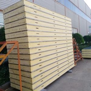 Hot sale color steel pu sandwich wall panel for cold room with good price